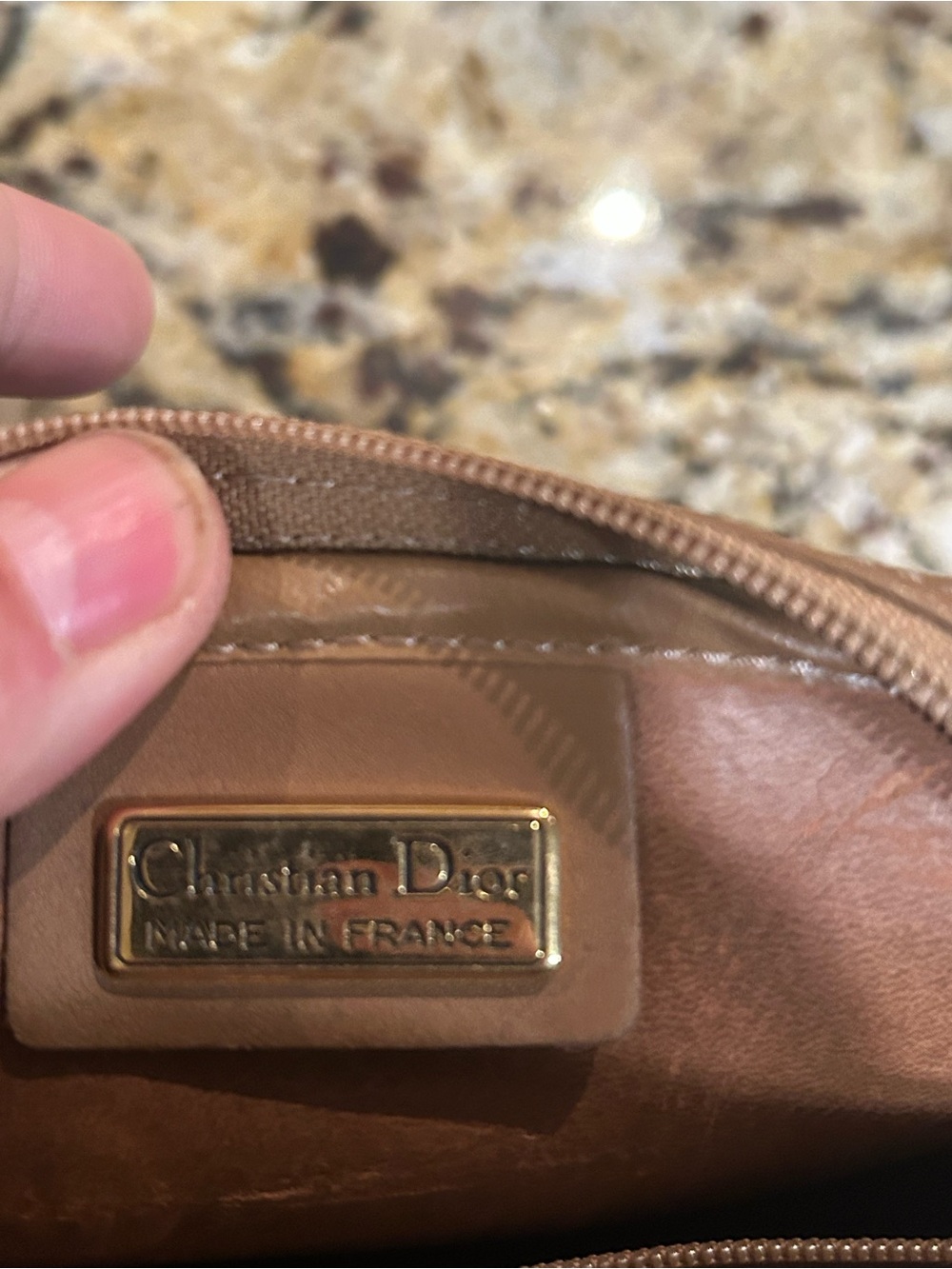 Christian Dior Honeycomb Canvas Shoulder Brown bag - Picture 7 of 8